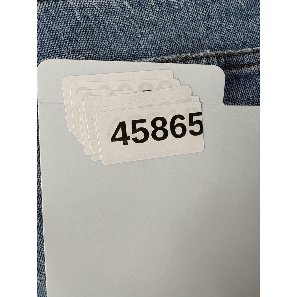 Abercrombie & Fitch Light Blue Straight Leg Jeans - Picture 14 of 14